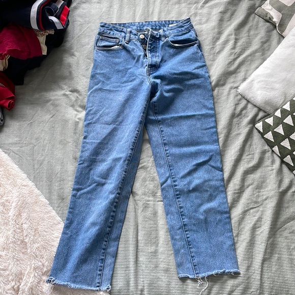 Boot cut, wide leg brandy Melville jeans - Picture 1 of 1